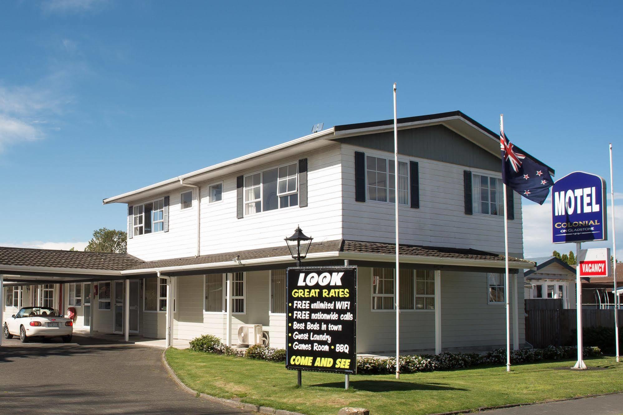 Colonial On Gladstone Motell Gisborne Exteriör bild